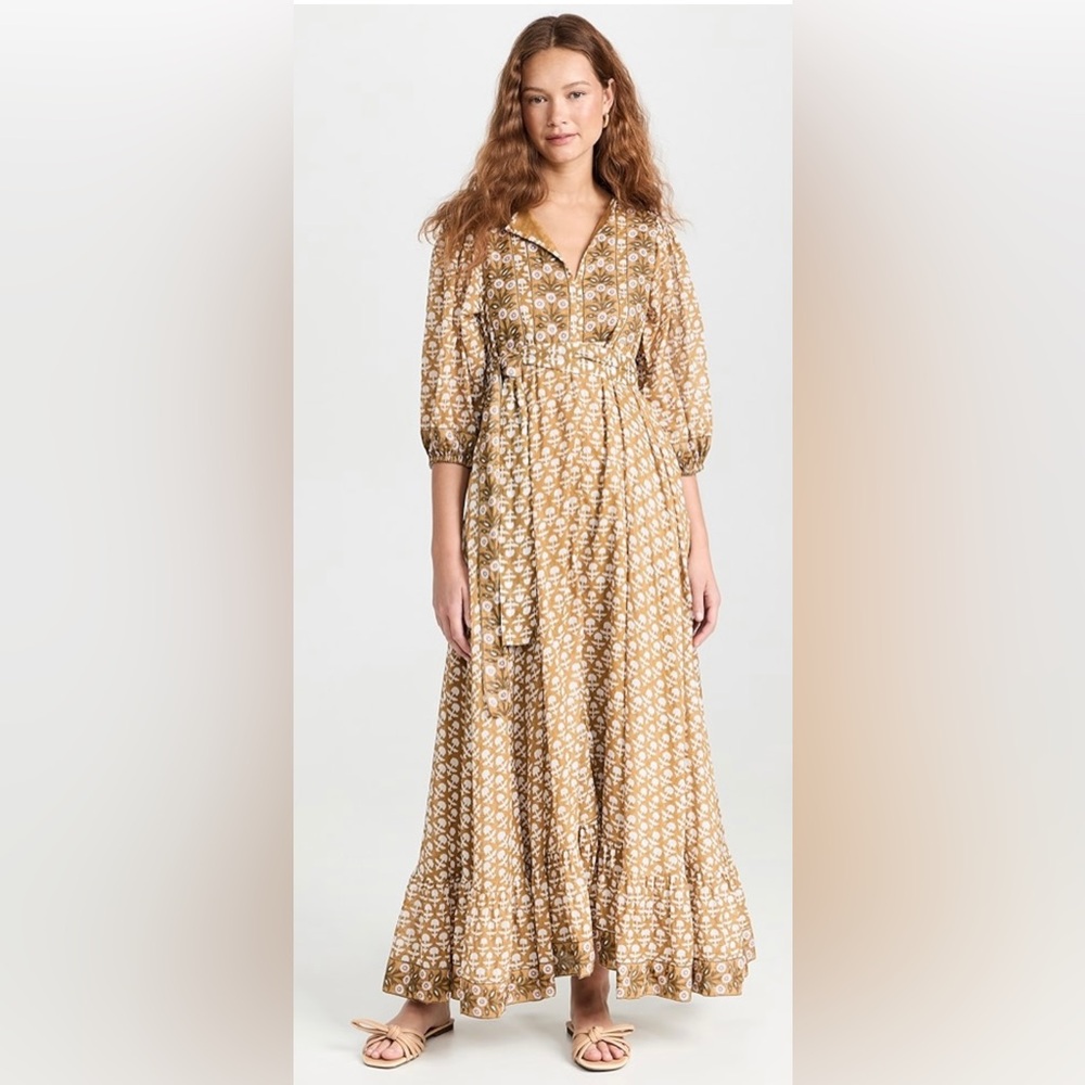 Marea by Liz Joy House Dress in Goldenrod